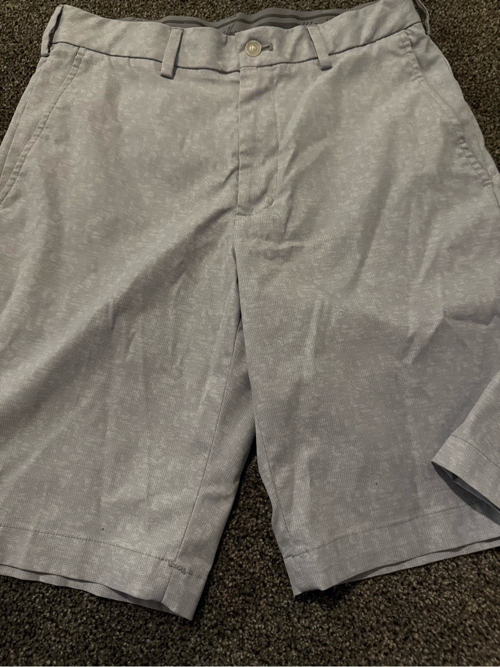 Walter Hagen Light Gray Flat Front Shorts